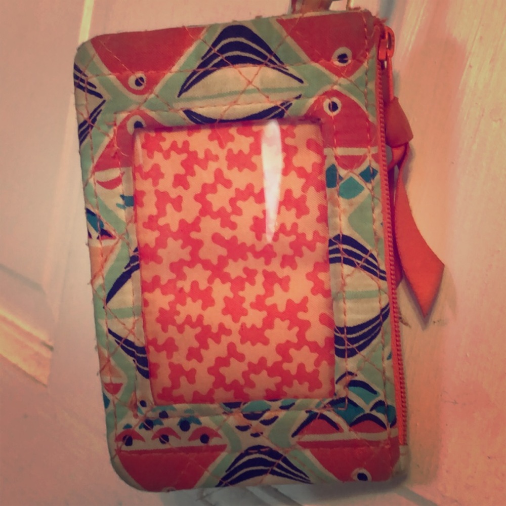 Vera Bradley lanyard and ID holder